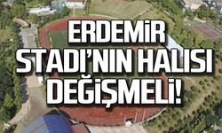 Arslan Keleş açıkladı! Erdemir Stadı'nın halısı değişmeli!