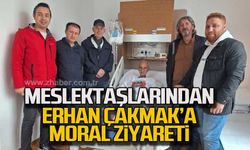 Meslektaşlarından Erhan Çakmak’a moral ziyareti