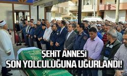 Şehit annesi Ferihan Uçar son yolculuğuna uğurlandı!