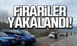 Zonguldak'ta araması bulunan firariler yakalandı!