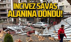 Zonguldak'ta çatı uçtu! Vatandaşlar ölümden döndü!