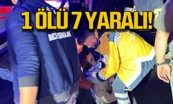 Anadolu otoyolunda kaza! 1 ölü 7 yaralı!