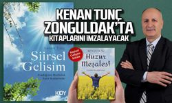 Kenan Tunç Zonguldak’ta kitaplarını imzalayacak