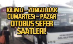 Kilimli – Zonguldak Cumartesi – Pazar otobüs sefer saatleri