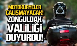 Motokuryelere 'fırtına' kararı! Zonguldak Valiliği açıkladı!