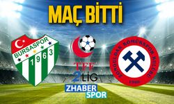 Bursaspor-Zonguldak Kömürspor Maç Sonucu 3-3