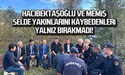 Vali Hacıbektaşoğlu selde yakınlarını kaybeden aileleri ziyaret etti!
