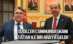 Rektör Özölçer Cumhurbaşkanı Tatar ile bir araya geldi!
