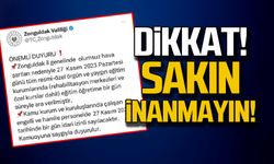 Sosyal medya karıştı! Zonguldak'ta Okullar tatil mi değil mi?