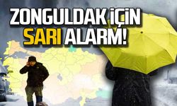 Zonguldak için sarı alarm! Kar, yağmur ve fırtına!