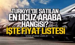 Türkiye'de satılan en ucuz araba hangisi? İşte fiyat listesi