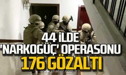 44 ilde  'Narkogüç' operasyonu 176 gözaltı!