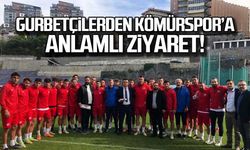 Gurbetçilerden Zonguldak Kömürspor'a anlamlı ziyaret!