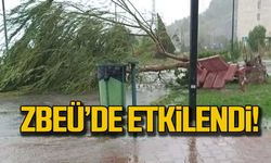 Zonguldak Bülent Ecevit Üniversitesi Şiddetli Fırtına ve Yağıştan Etkilendi!