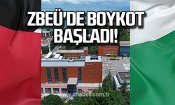 ZBEÜ'de boykot başladı!
