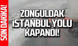 Zonguldak - Ereğli yolu kapandı!