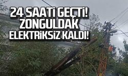 24 saati geçti! Zonguldak elektriksiz kaldı!