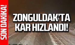 Zonguldak, Bartın, Karabük ve Kastamonu'da kar yağışı başladı!
