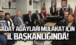 Aday adayları mülakat için CHP'de!