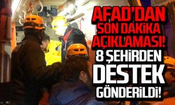 8 şehirden AFAD ekipleri Zonguldak'a desteğe geliyor!