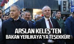 Kdz. Ereğli TSO Başkanı Arslan Keleş'ten Bakan Ali Yerlikaya'ya teşekkür!