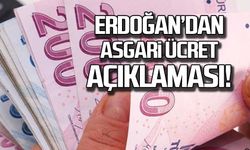 Cumhurbaşkanı Erdoğan'dan asgari ücret açıklaması!