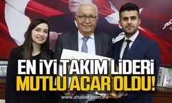 “En İyi Takım Lideri” Mutlu Acar oldu!