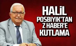 Halil Posbıyık’tan Z HABER’e kutlama