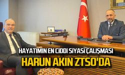 Hayatımın en ciddi siyasi çalışması  Harun Akın ZTSO'da!