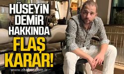 Erdoğan Demir’in oğlu Hüseyin Demir için tahliye kararı