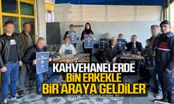 Jandarma Gökçebey'de kahvehanelerde!