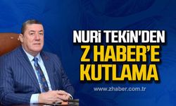 Nuri Tekin'den Z HABER’e kutlama