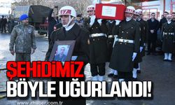 Şehit Piyade Uzman Onbaşı İsmail Yazıcı törenle uğurlandı!