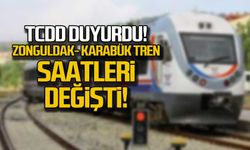 Zonguldak- Karabük tren saatleri değişti!