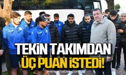 Tekin takımdan üç puan istedi!