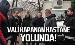 Vali Osman Hacıbektaşoğlu kapanan hastane yolunda!