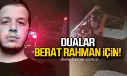 Dualar otobüs kazasında yaralanan Berat Rahman Başar için!