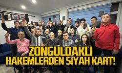 Zonguldaklı hakemlerden siyah kart!