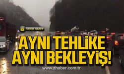 Zonguldak Ankara yolunda mahsur kaldılar!