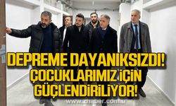 Depreme dayanıksızdı! Çocuklarımız için güçlendiriliyor!