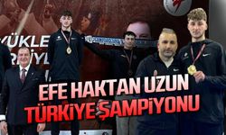 Efe Haktan Uzun Türkiye Şampiyonu oldu