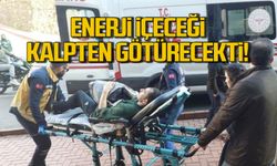 Enerji içeceği kalpten götürecekti!