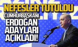 Cumhurbaşkanı Erdoğan Ak Parti'nin adaylarını açıkladı