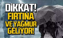 Zonguldak Valiliği uyardı! Fırtına ve yağmur geliyor!