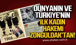 Dünyanın ve Türkiye’nin ilk kadın hakemi Zonguldak’tan Draşan Arda!