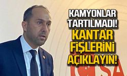 Kamyonlar tartılmadı! Kantar fişlerini açıklayın!