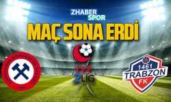 Zonguldak Kömürspor-1461 Trabzon FK maçı sona erdi