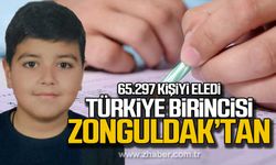 Zonguldak'ın genç zekası Türkiye birincisi oldu!