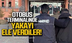 Karabük'te otobüs terminalinde yakayı ele verdiler!