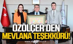 Özölçer'den Cemal Gümüş ve Merve Yıldırım'a Mevlana teşekkürü!